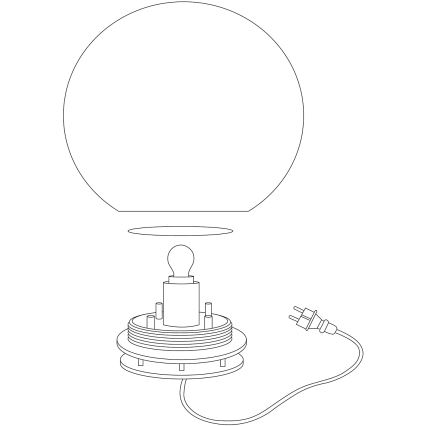 Eglo 98106 - LED RGBW Ulkovalaisin MONTEROLO-C 1xLED/9W/230V IP65 Ø390