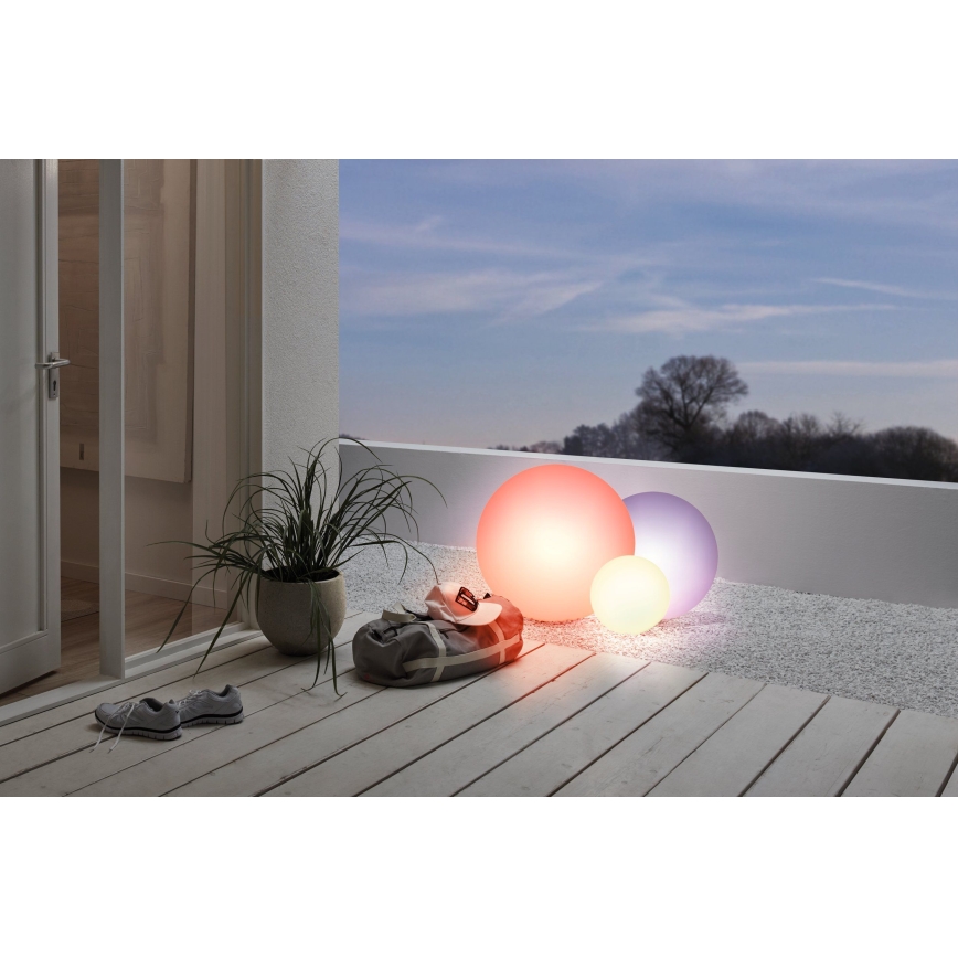 Eglo - LED-RGBW-ulkovalaisin MONTEROLO-C 1xLED/9W/230V IP65 ø600
