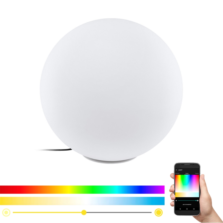 Eglo - LED-RGBW-ulkovalaisin MONTEROLO-C 1xLED/9W/230V IP65 ø600