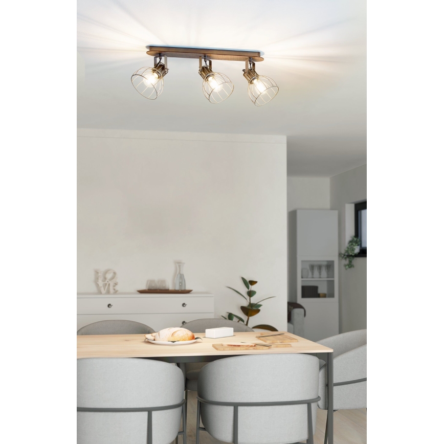 Eglo 98136 - Kohdevalo SAMBATELLO 3xE27/40W/230V
