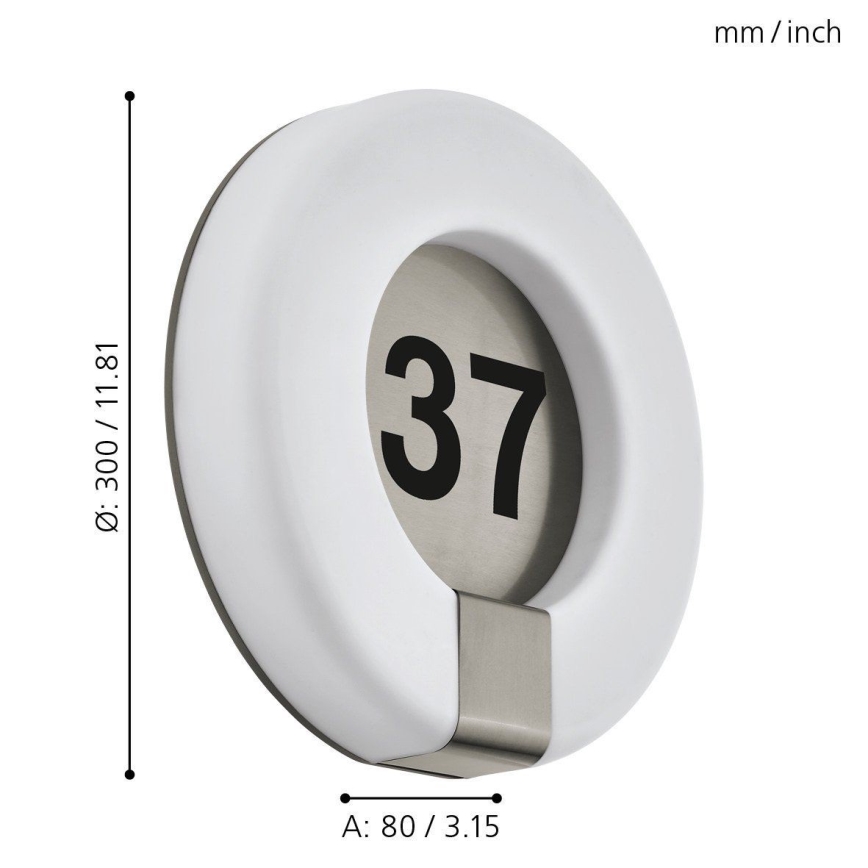 Eglo 98145 - LED Himmennettävä talo number MARCHESA-C LED/15W/230V IP44