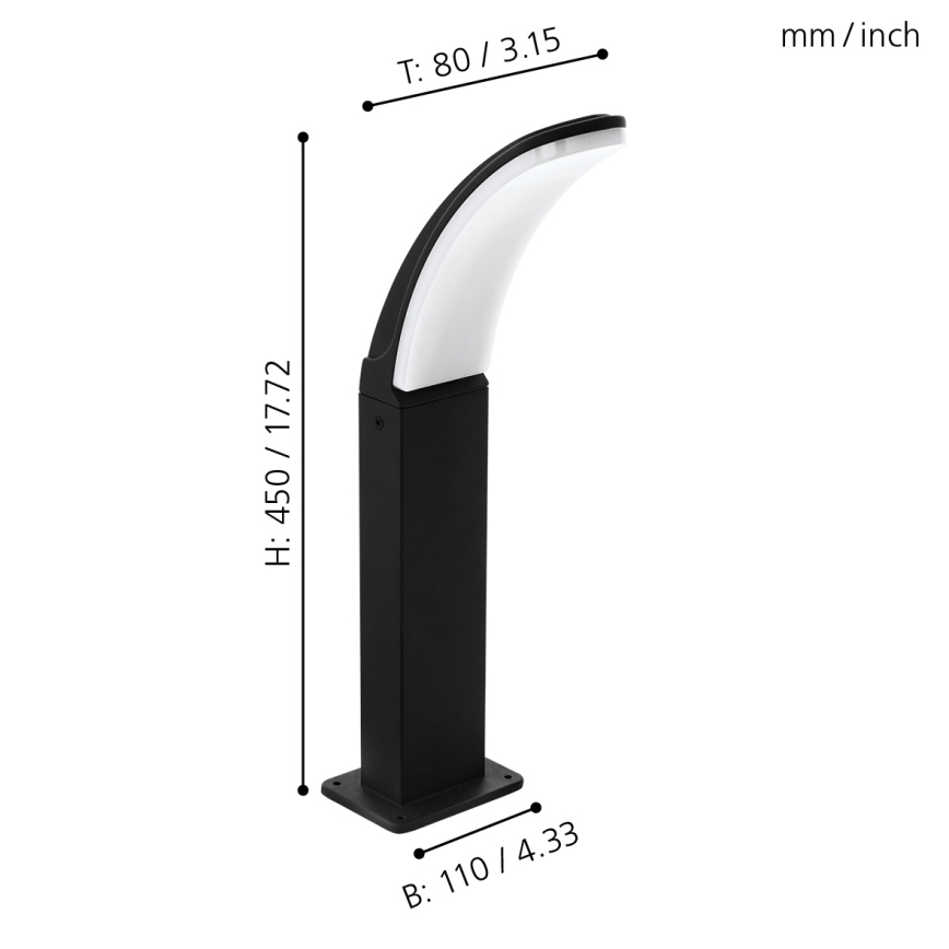 Eglo 98151 - LED-ulkolamppu FIUMICINO LED/11W/230V IP44
