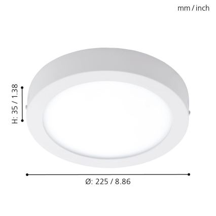 Eglo - Himmennettävä LED-ulkovalo ARGOLIS-C LED/16,5W/230V IP44