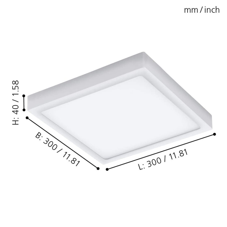 Eglo - Himmennettävä LED-ulkovalo ARGOLIS-C LED/22W/230V Bluetooth IP44
