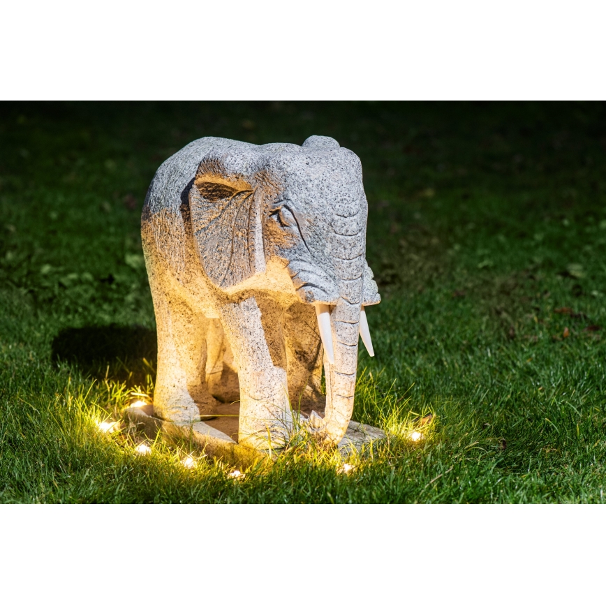 Eglo - LED koristeketju ulkokäyttöön 9xLED 10m IP65 lämpimänvalkoinen