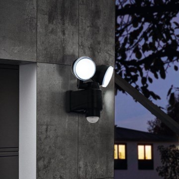 Eglo 98189 - LED-ulkovalaisin anturilla CASABAS 2xLED/4W/4xLR14 IP44