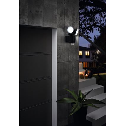 Eglo 98189 - LED-ulkovalaisin anturilla CASABAS 2xLED/4W/4xLR14 IP44