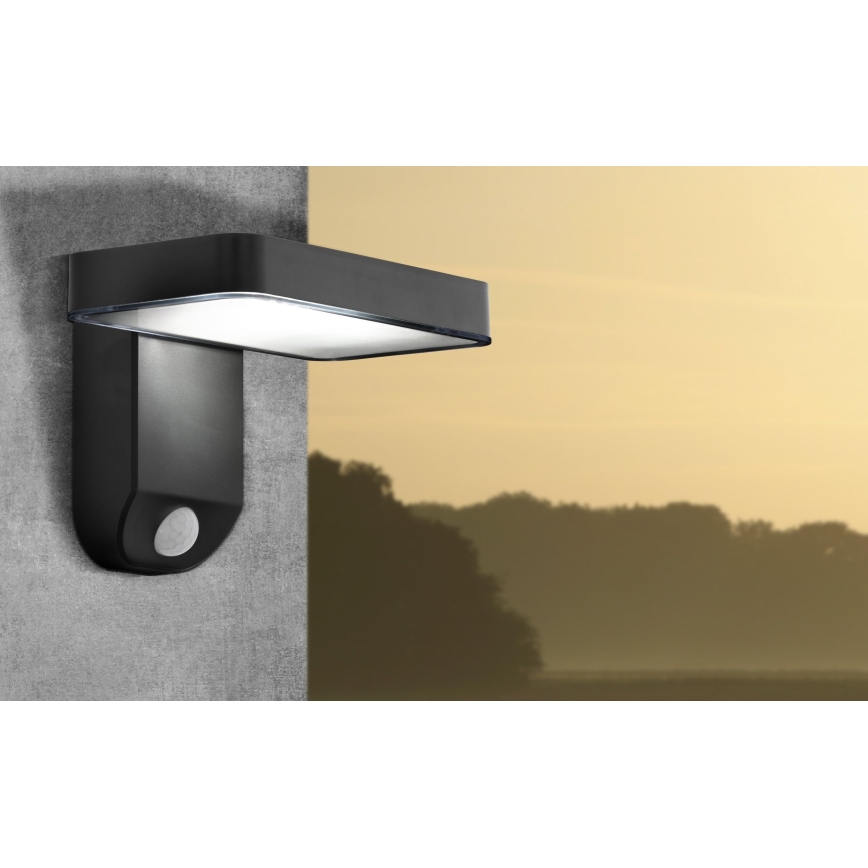 Eglo - LED-seinäaurinkovalaisin anturilla LED/4,5W/3,7V IP44