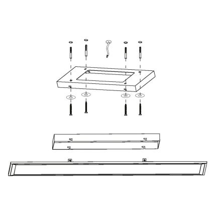Eglo 98205 - Himmennettänä LED-paneeli SALOBRENA-A LED/30W/230V + kauko-ohjaus
