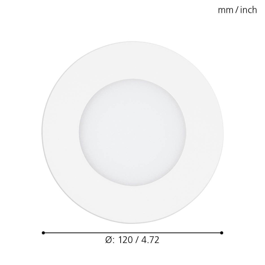 Eglo 98212 - Himmennettävä riippuva LED-kattovalaisin FUEVA-A LED/5W/230V + kauko-ohjaus