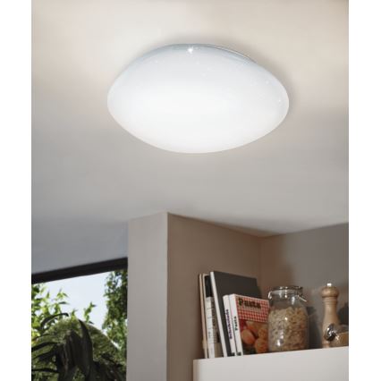 Eglo 98227 - Himmennettävä LED-kattovalaisin SILERAS-A LED/24W/230V + kauko-ohjaus