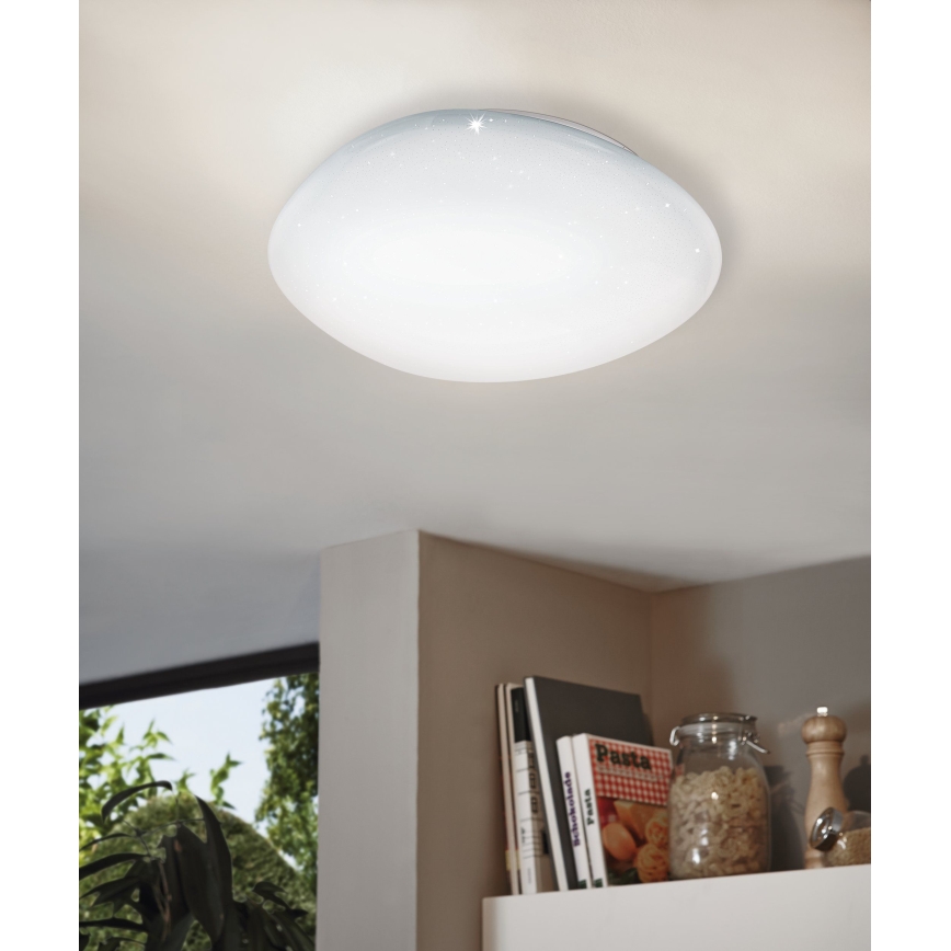 Eglo 98227 - Himmennettävä LED-kattovalaisin SILERAS-A LED/24W/230V + kauko-ohjaus