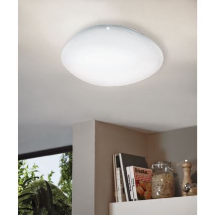 Eglo 98228 - LED-himmennettävä kattovalaisin SILERAS-A LED/36W/230V halkaisija 60 cm + kaukosäädin