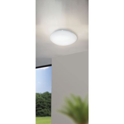 Eglo 98228 - LED-himmennettävä kattovalaisin SILERAS-A LED/36W/230V halkaisija 60 cm + kaukosäädin