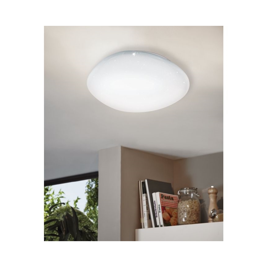 Eglo 98228 - Himmennettävä LED-kattovalaisin SILERAS-A LED/36W/230V + kauko-ohjaus