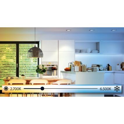 Eglo 98228 - Himmennettävä LED-kattovalaisin SILERAS-A LED/36W/230V + kauko-ohjaus