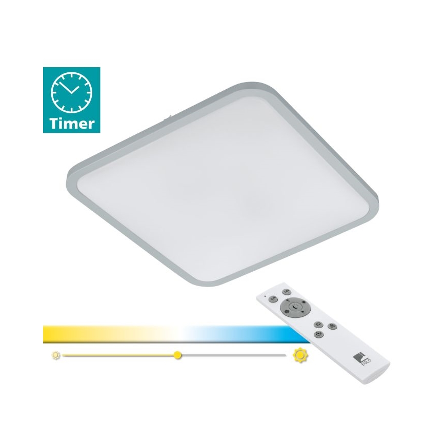 Eglo 98258 - LED-himmennettävä kattovalaisin COGOLETO LED/30W/230V + kaukosäädin