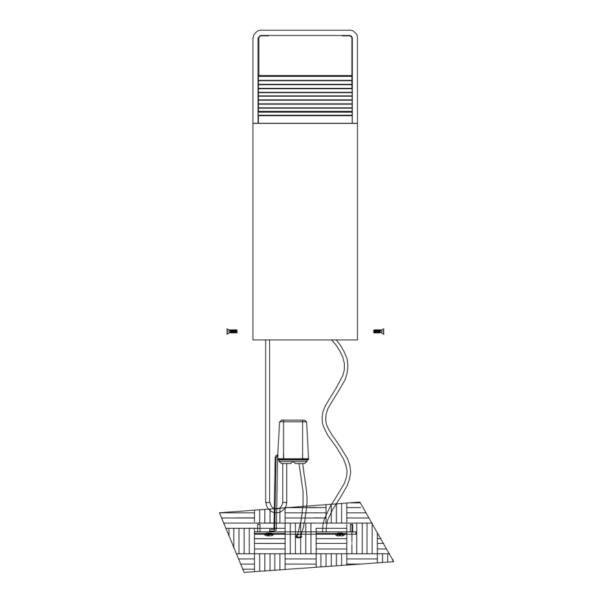 Eglo 98271 - LED-ulkolamppu DONINNI LED/5W/230V IP44
