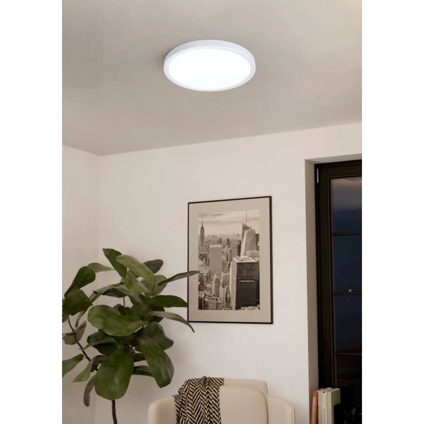 Eglo 98293 - Himmennettävä LED-kattovalaisin FUEVA-A LED/20W/230V + kauko-ohjaus