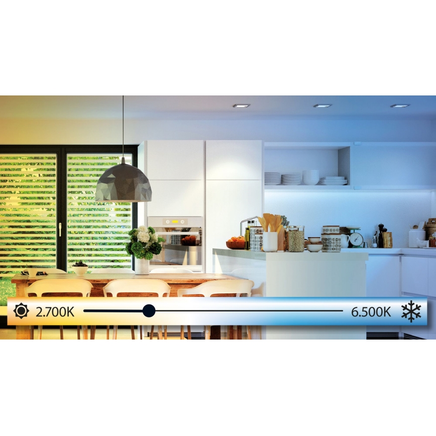 Eglo - LED-himmennettävä kattovalaisin LED/20W/230V + kaukosäädin Ø 30 cm