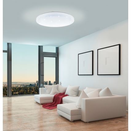 Eglo 98294 - Himmennettävä kylpyhuoneen LED-kattovalaisin FRANIA-A LED/12W/230V IP44 + Kauko-ohjaus