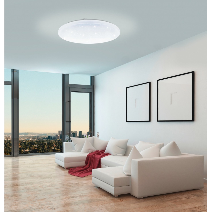 Eglo 98294 - Himmennettävä kylpyhuoneen LED-kattovalaisin FRANIA-A LED/12W/230V IP44 + Kauko-ohjaus