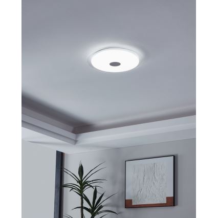 Eglo 98323 - Himmennettävä LED-kattovalaisin LANCIANO LED/24W/230V + kauko-ohjaus