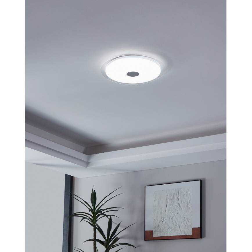 Eglo 98323 - Himmennettävä LED-kattovalaisin LANCIANO LED/24W/230V + kauko-ohjaus