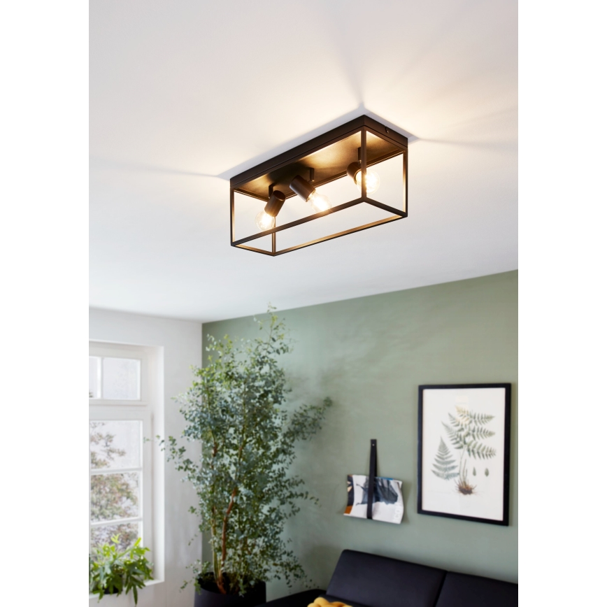 Eglo 98333 - Kattovalo SILENTINA 3xE27/40W/230V