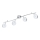 Eglo 98345 - LED-kohdevalaisin SALTO 4xG9/3W/230V