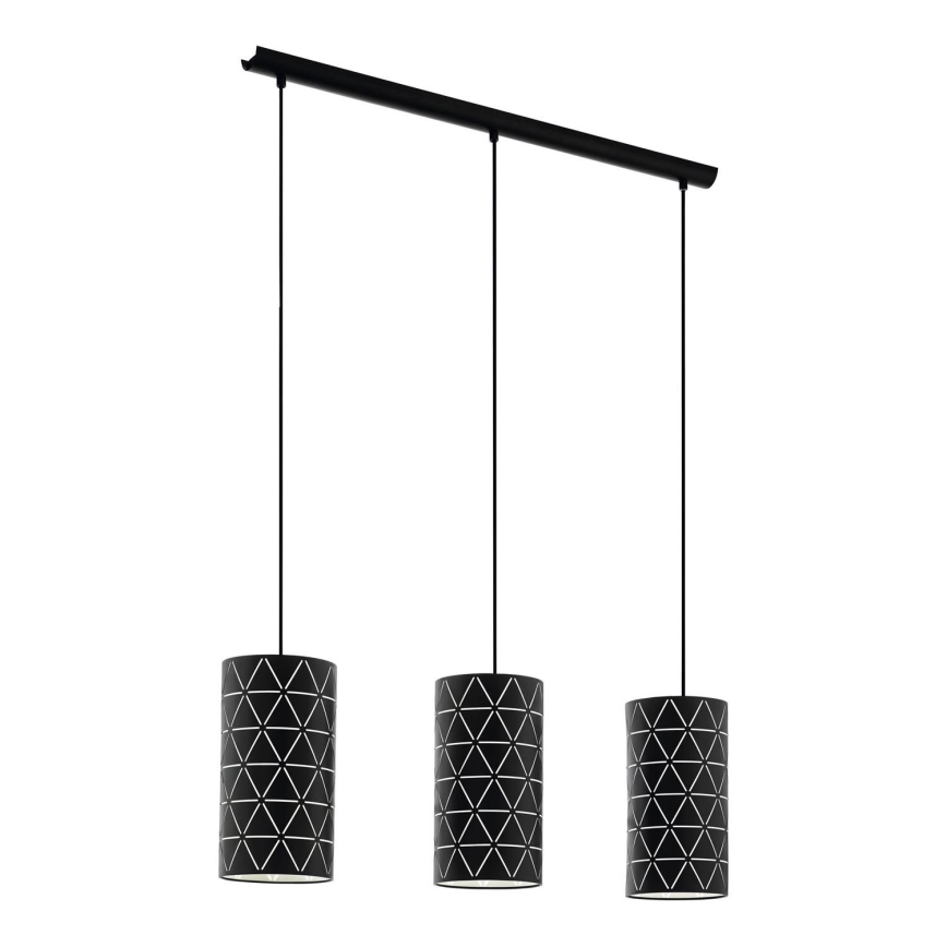 Eglo 98353 - Kattokruunu narulla RAMON 3xE27/40W/230V