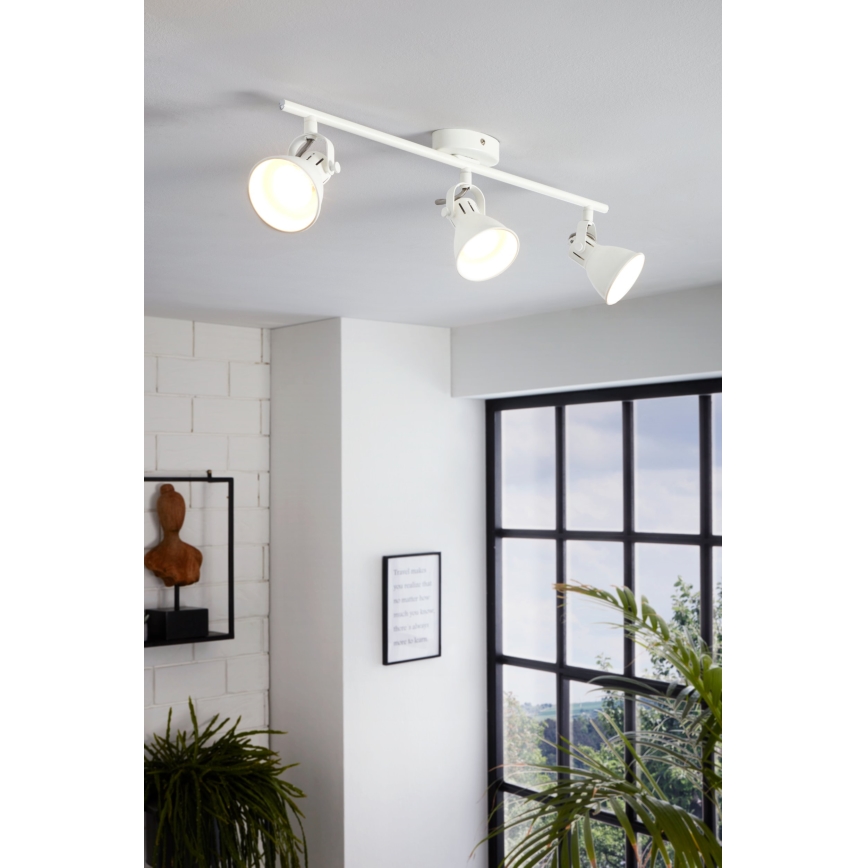 Eglo 98395 - LED-kohdevalaisin SERAS 3xGU10/3,3W/230V