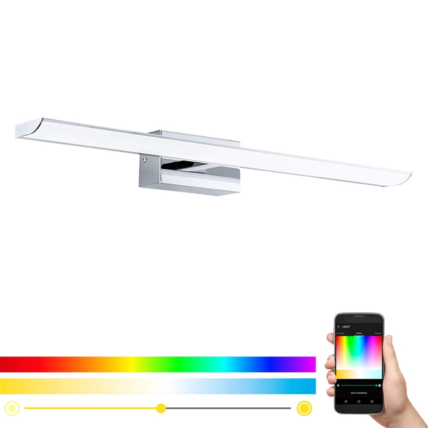 Eglo - LED RGB Himmennettävä kylpyhuone valaistus LED/15,6W/230V IP44 + kauko-ohjaus