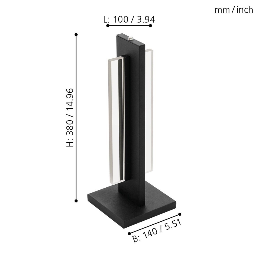 Eglo 98497 - Himmennettävä LED-pöytävalaisin SPADAFORA LED/15W/230V