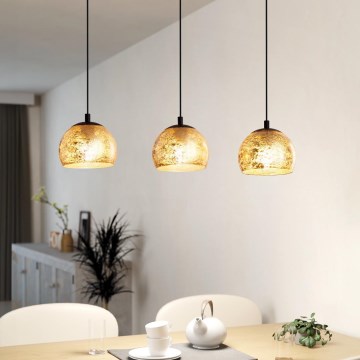 Eglo 98525 - Kattokruunu narulla ALBARACCIN 3xE27/40W/230V