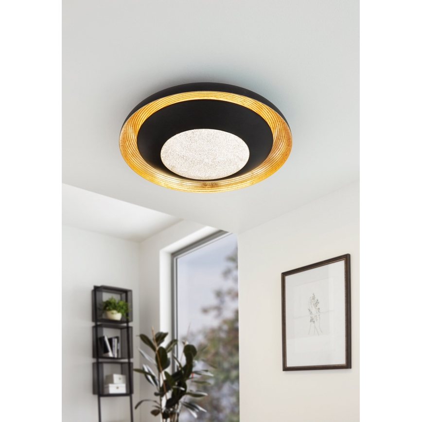 Eglo 98527 - Himmennettävä LED-kattovalaisin CANICOSA LED/24,5W/230V + kauko-ohjaus