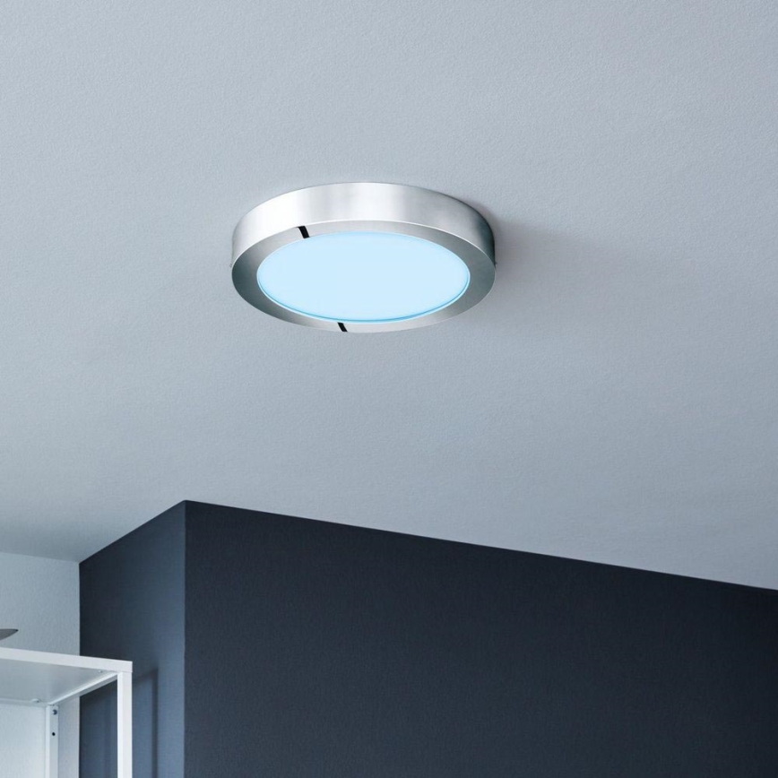 Eglo - Himmennettävä LED-RGB-kattovalaisin FUEVA-C LED/21W/230V