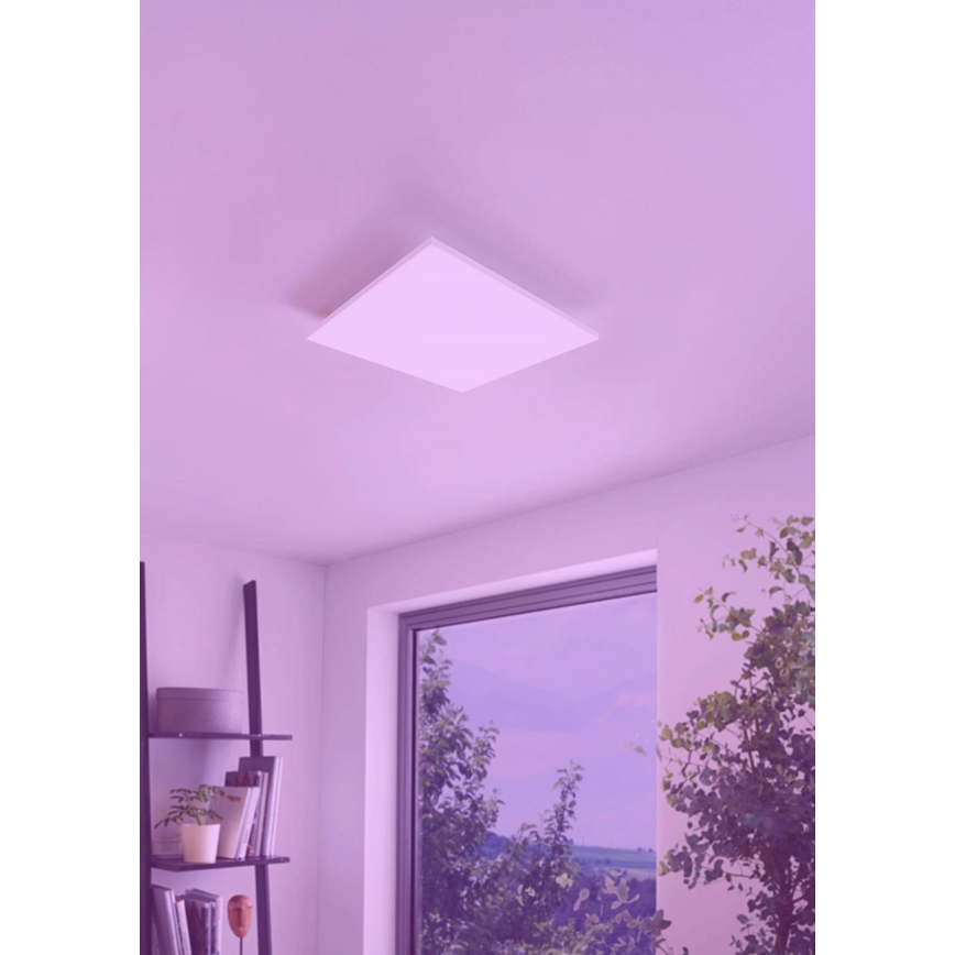 Eglo - Himmennettävä LED-RGB-kattovalaisin TURCONA-C LED/15W/230V + kauko-ohjaus