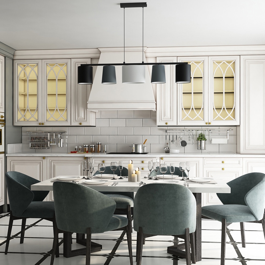 Eglo 98588 - Kattokruunu narulla ALMEIDA 5xE14/25W/230V