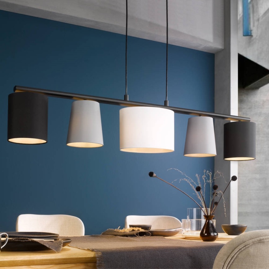 Eglo 98588 - Kattokruunu narulla ALMEIDA 5xE14/25W/230V