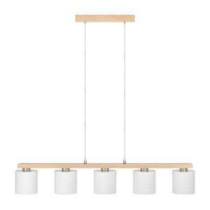 Eglo 98591 - Kattokruunu narulla CASTRALVO 5xE27/28W/230V
