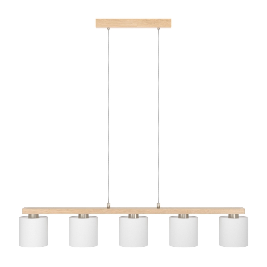 Eglo 98591 - Kattokruunu narulla CASTRALVO 5xE27/28W/230V