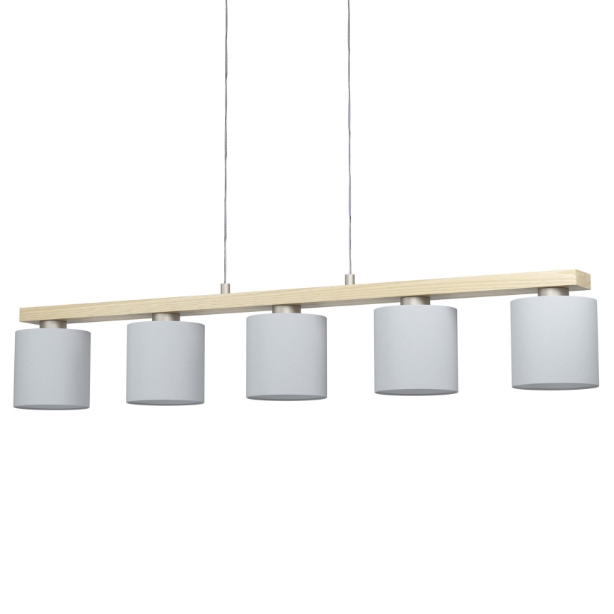 Eglo 98591 - Kattokruunu narulla CASTRALVO 5xE27/28W/230V