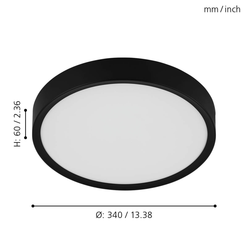 Eglo 98603 - LED-kattovalaisin MUSURITA LED/16,8W/230V