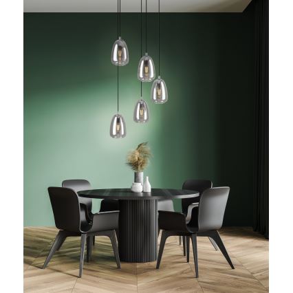 Eglo 98617 - Kattokruunu narulla ALOBRASE 5xE27/40W/230V