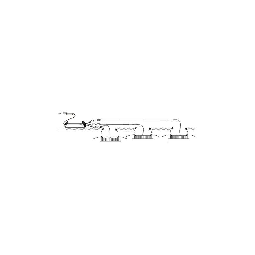 Eglo 98632 - SETTI 3x LED upotettava valo FUEVA 3xLED/5W/230V