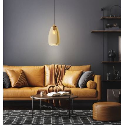 Eglo 98648 - Kattokruunu narulla ALOBRASE 1xE27/40W/230V