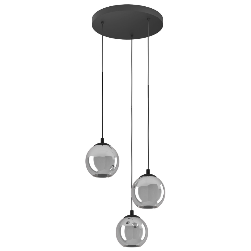 Eglo 98653 - Kattokruunu narulla ARISCANI 3xE27/40W/230V