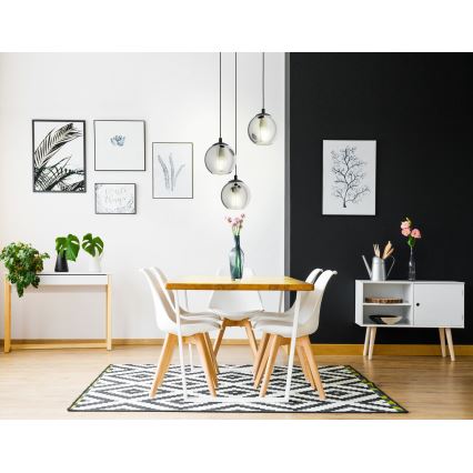 Eglo 98653 - Kattokruunu narulla ARISCANI 3xE27/40W/230V