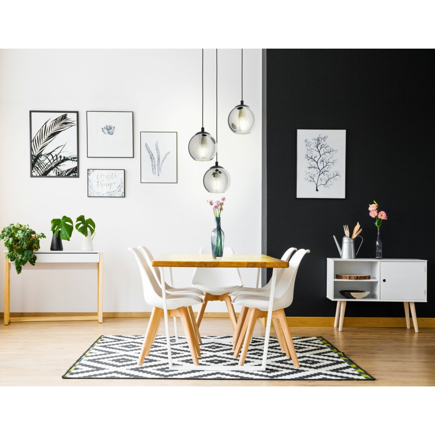 Eglo 98653 - Kattokruunu narulla ARISCANI 3xE27/40W/230V